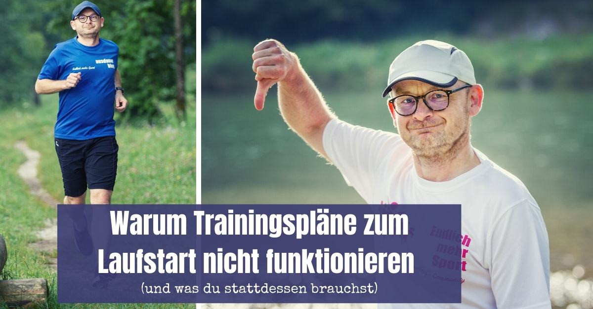 Warum Trainingspläne zum Laufstart nicht funktionieren (und was du stattdessen brauchst)