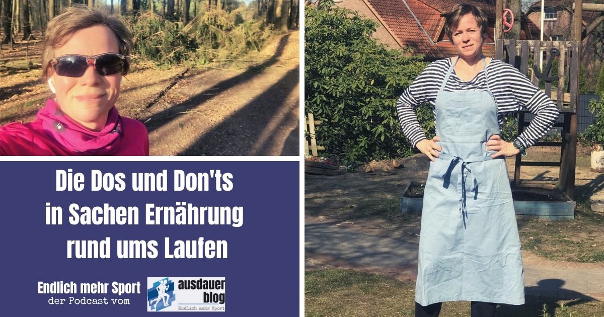 Die Dos und Don'ts in Sachen Ernährung rund ums Laufen