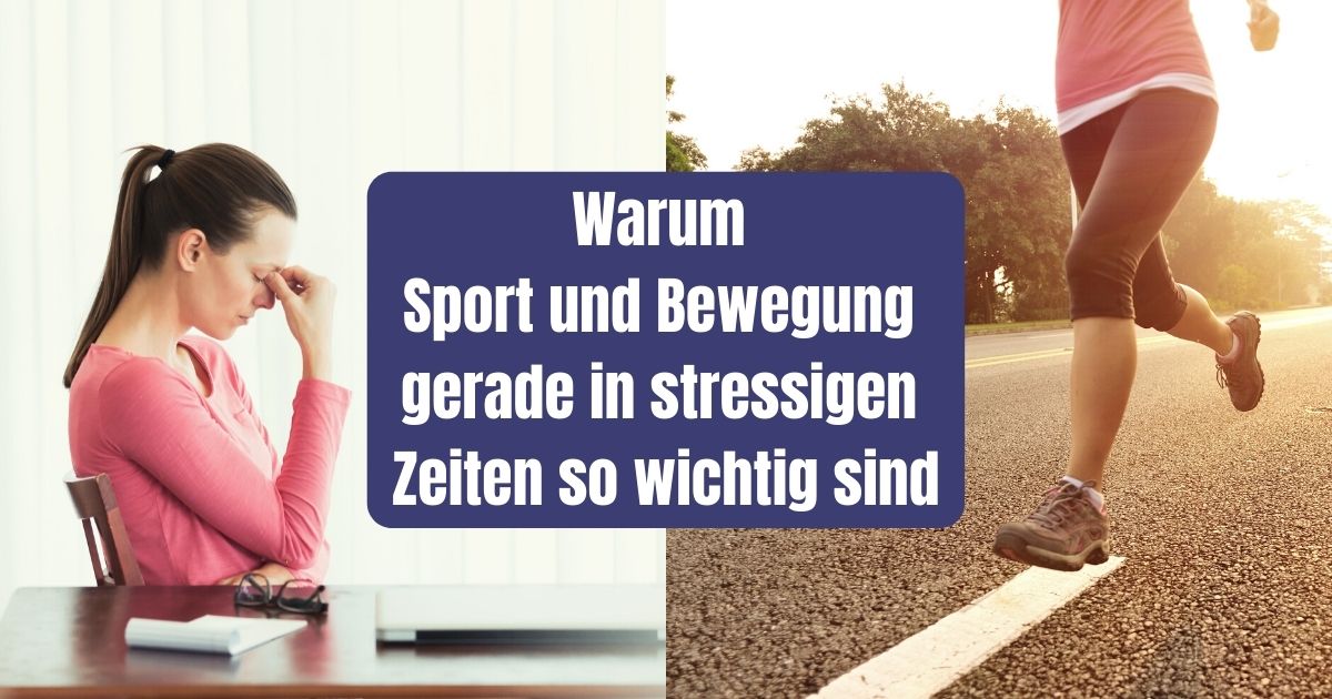 Sport gegen Stress - Warum Sport und Bewegung uns gerade in stressigen Zeiten helfen können, wieder ins Gleichgewicht zu kommen.