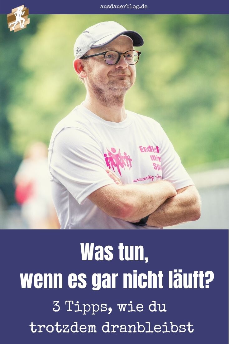 Manchmal läuft es einfach nicht - die Motivation für Sport ist im Keller. Hier kommen 3 Tipps, wie du trotzdem dauerhaft dranbleibst. 